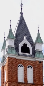 The steeple at Grace UCC in Taneytown, Maryland. 